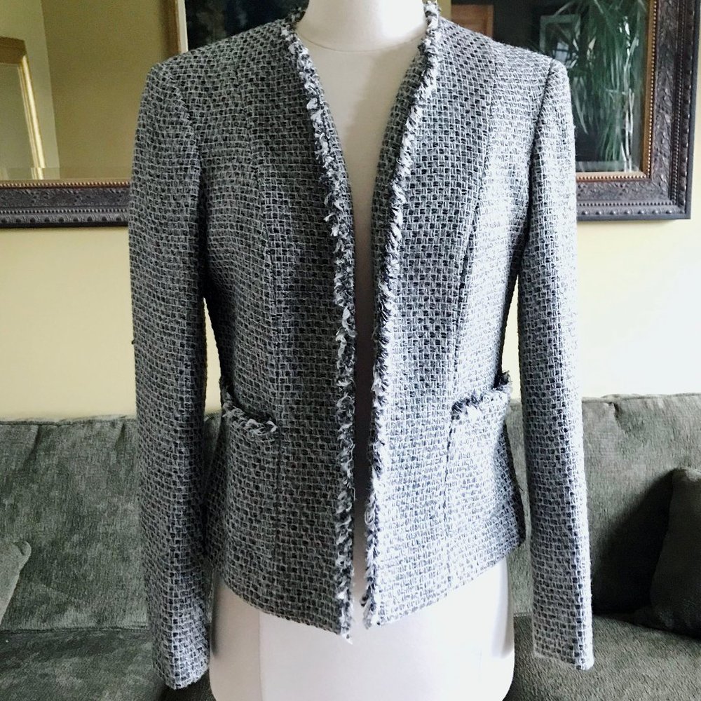Jones New York Tweed Woven dress jacket